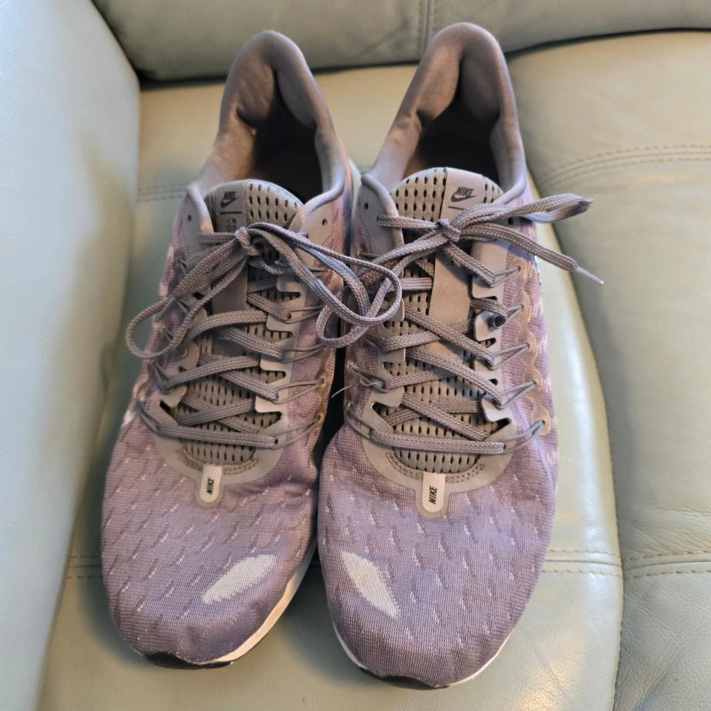 Nike Air Zoom Vomero 14 Mens Running Shoes Grey Purple‎ AH7857-012 Size 14